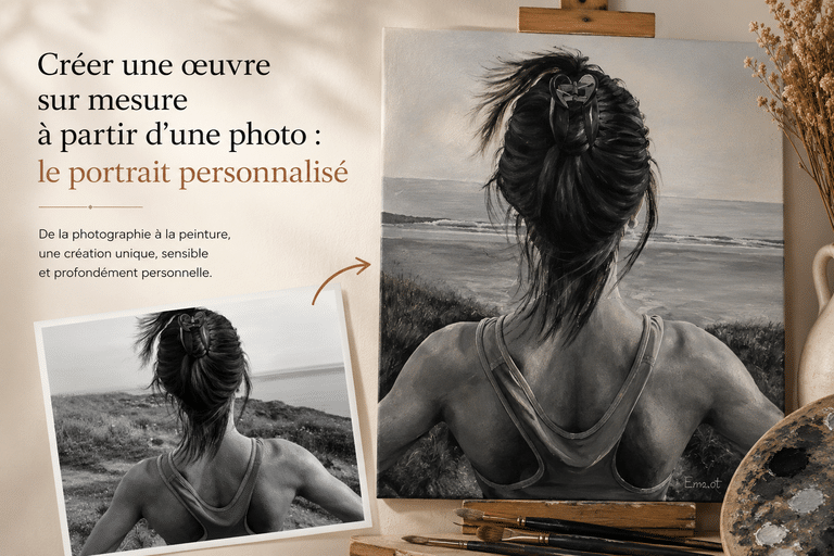 Créer un portrait personnalisé à partir d’une photo : l’œuvre sur mesure